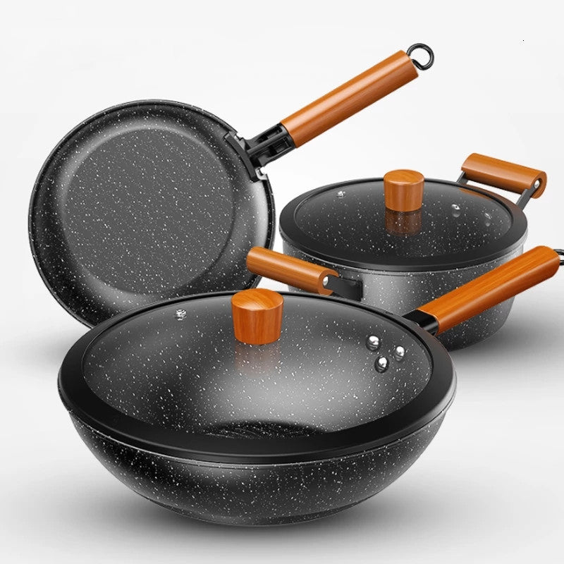 PoshPots Savory Sizzles Cookware Set (3pcs)