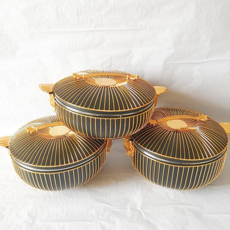 Parisian Rue du Faubourg Food Warmer Trio by PoshPots