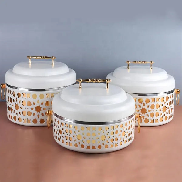 PoshPots Milanese Elegance Food Warmer Trio