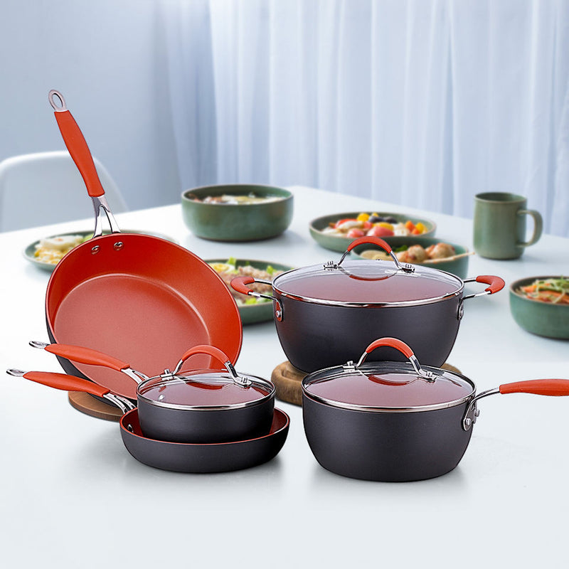 PoshPots Non-Stick Masterpiece Cookware Set (8pcs)