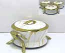 Majestic Gold Leaf Trio by PoshPots