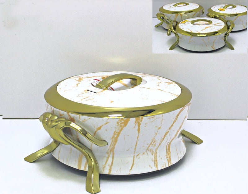 Majestic Gold Leaf Trio by PoshPots